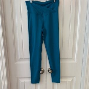 Marika Blue Leggings High Waist Stretchy